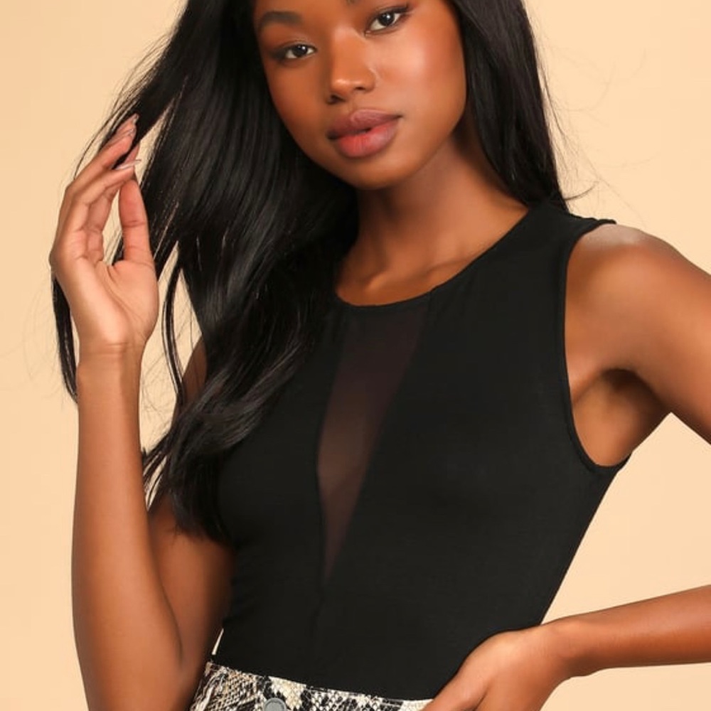 Lulus black bodysuit!